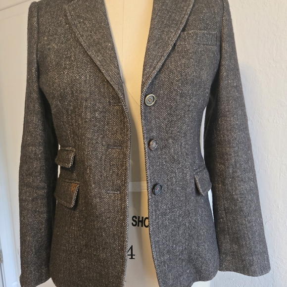 Vintage Banana Republic Herringbone Blazer - Picture 1 of 5